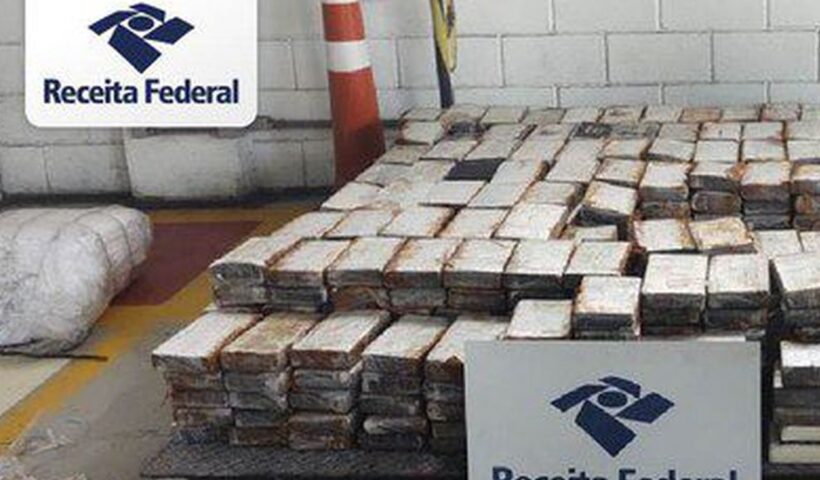 Receita Federal apreende 1,2 tonelada de cocaína no Porto de Santos