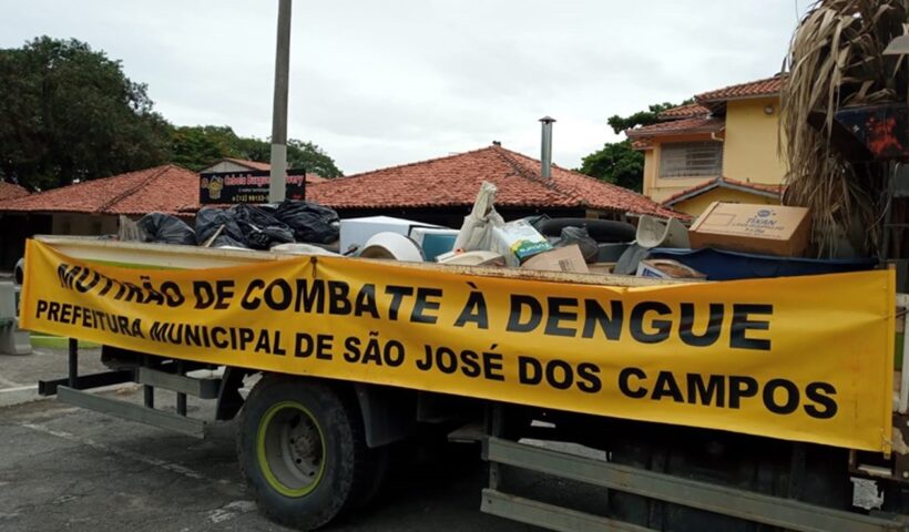Operação Casa Limpa de SJC recolhe 1,8 tonelada de objetos