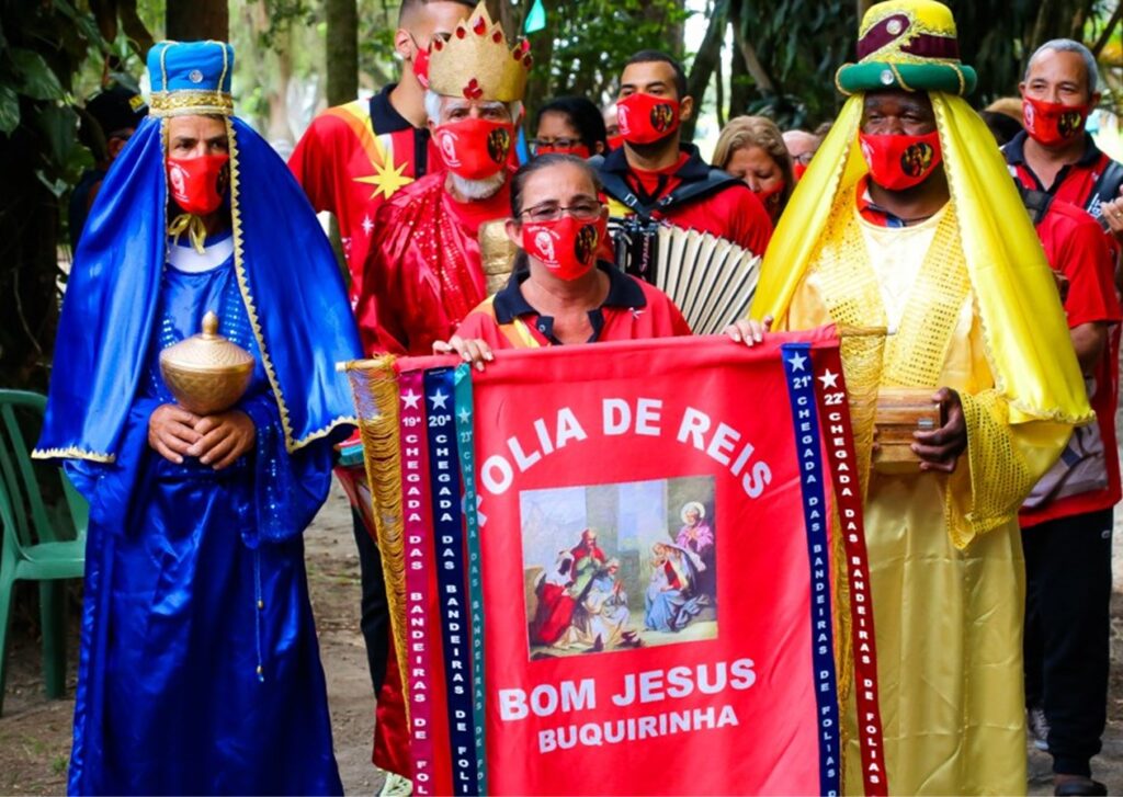 chegada das bandeiras folia de reis