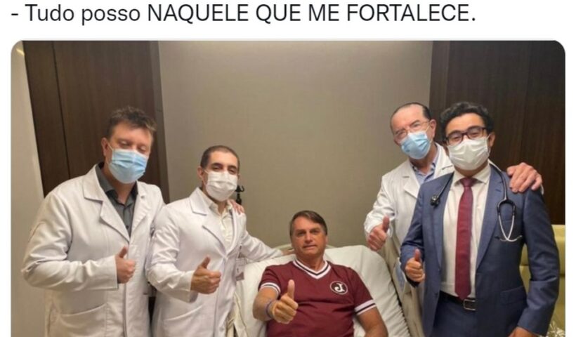 Bolsonaro recebe alta em São Paulo após ser internado por obstrução intestinal
