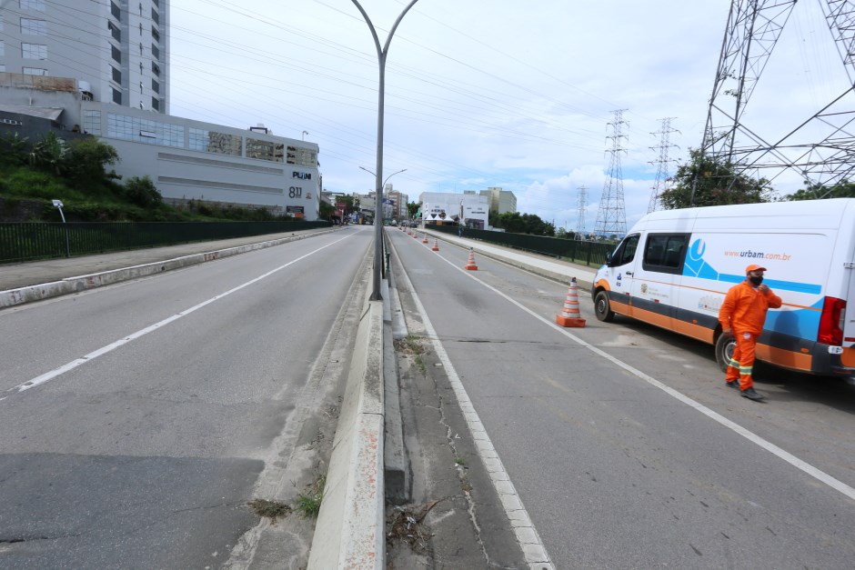 Iniciadas obras de reparos no Viaduto Rui Dória
