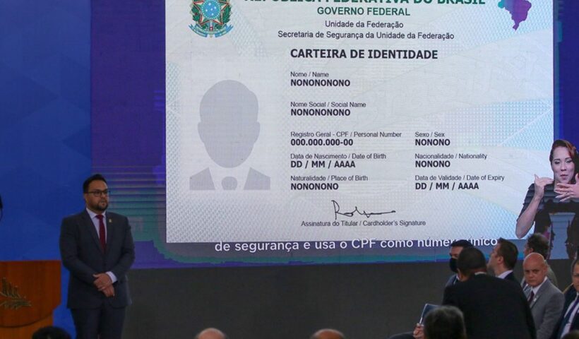 Governo lança carteira nacional de identidade com registro único