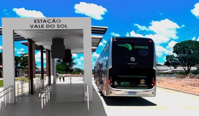 Linha Verde tem primeira estação de embarque e desembarque