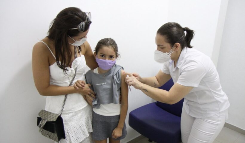 São José segue com imunização de crianças nas escolas