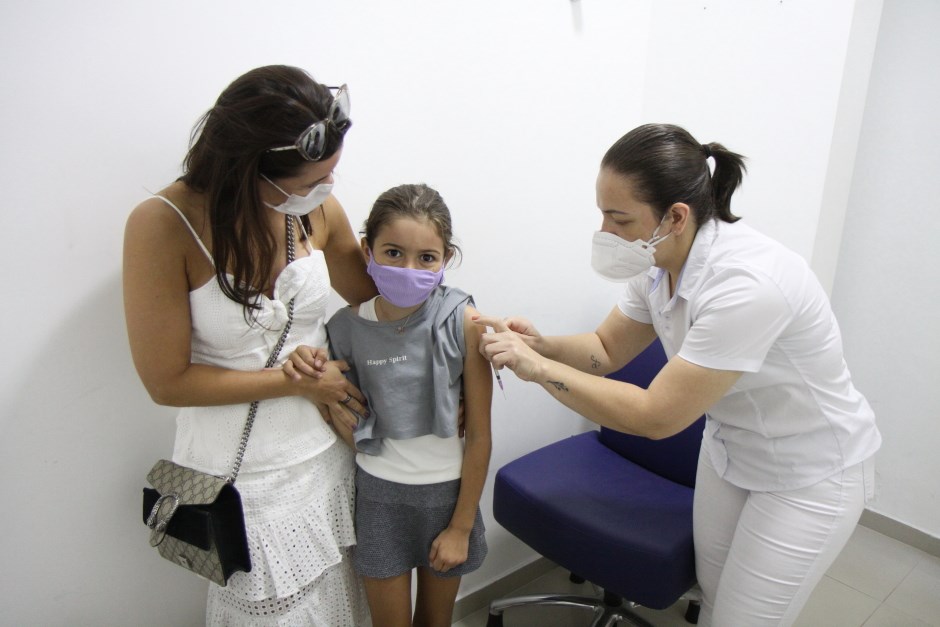 São José segue com imunização de crianças nas escolas