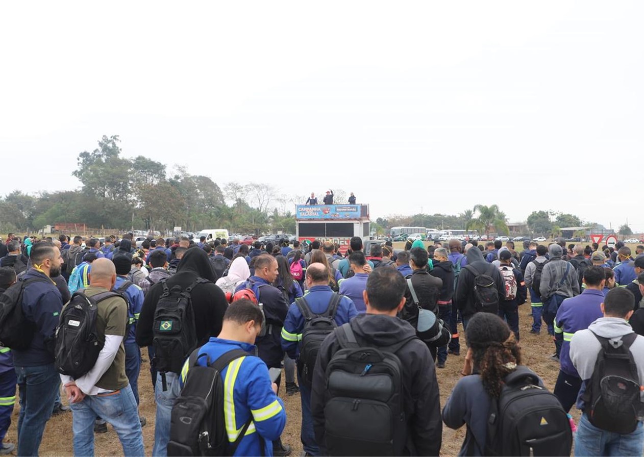 Trabalhadores da Gerdau de Pinda fazem paralisação após acidente na empresa