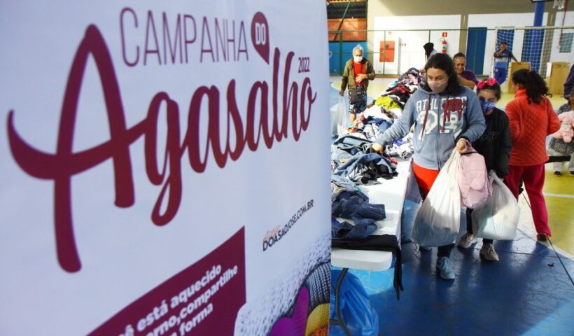 Campanha do Agasalho de SJC realiza mais de 16 mil atendimentos em 4 meses