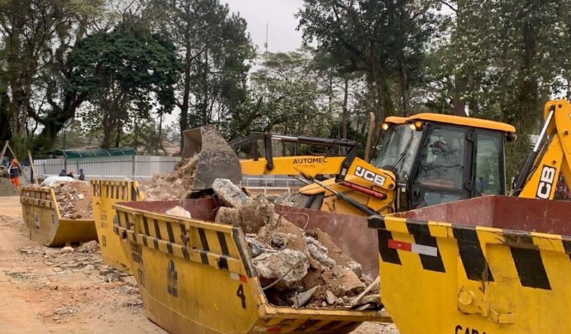 Urbam fiscaliza 50 mil transportes de resíduos da construção civil