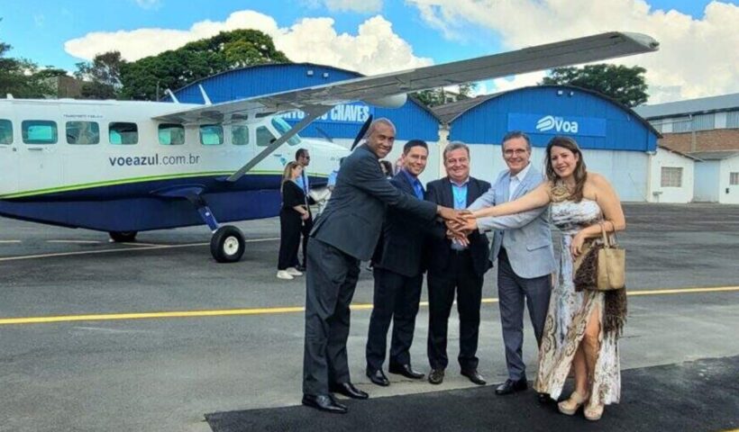 Guaratinguetá realiza voo inaugural do Aeroporto Edu Chaves
