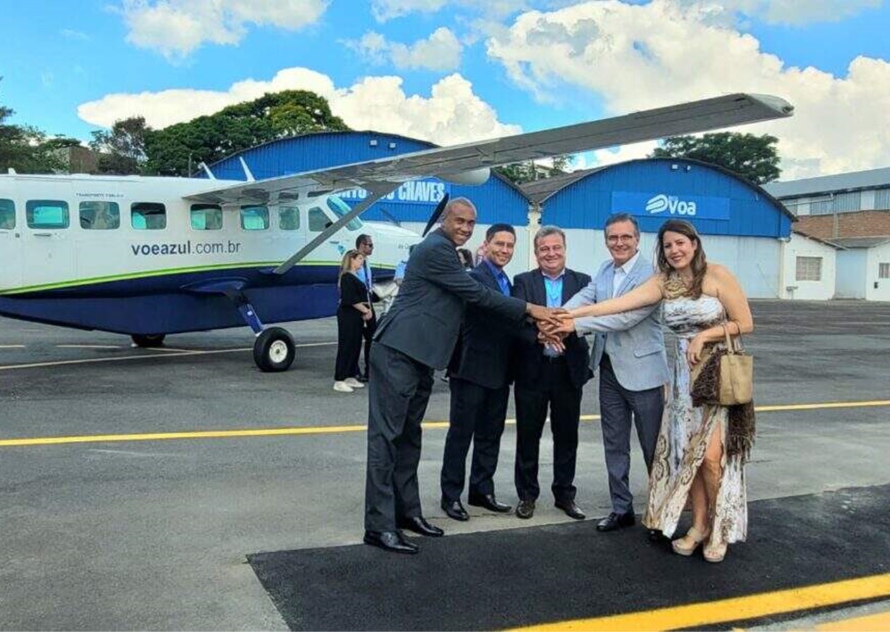 Guaratinguetá realiza voo inaugural do Aeroporto Edu Chaves