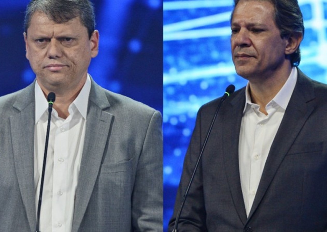 Ipec: Tarcísio tem 46% e Haddad, 41% em SP