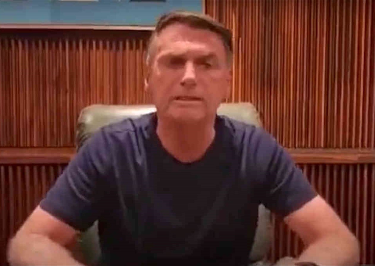 Em vídeo, Bolsonaro pede que manifestantes desobstruam rodovias