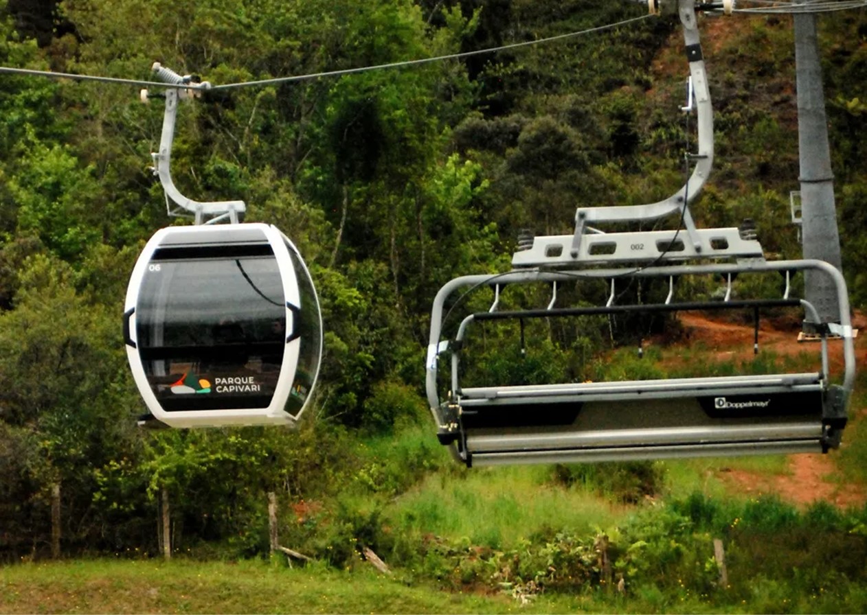Teleférico do Capivari é reinaugurado após revitalização em Campos do Jordão