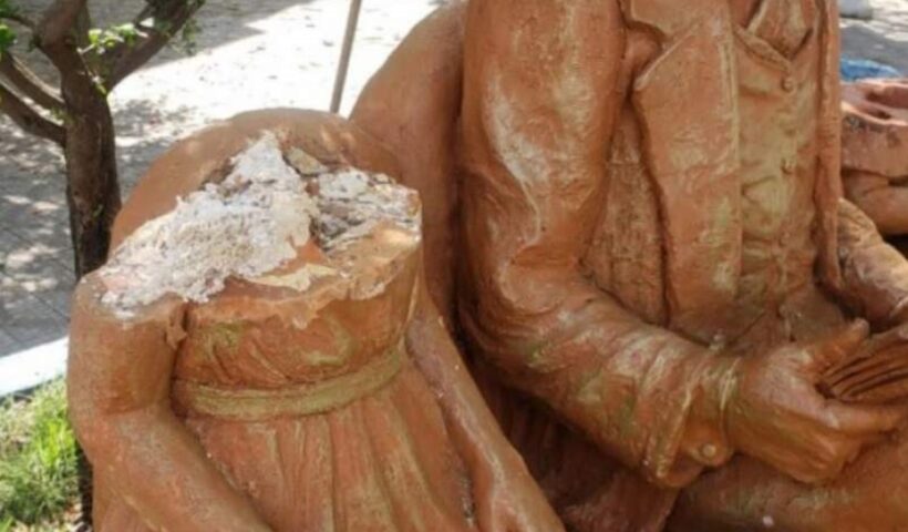 Restauro de estátuas de personagens do Sítio alvo de vândalos em Taubaté fica para 2023