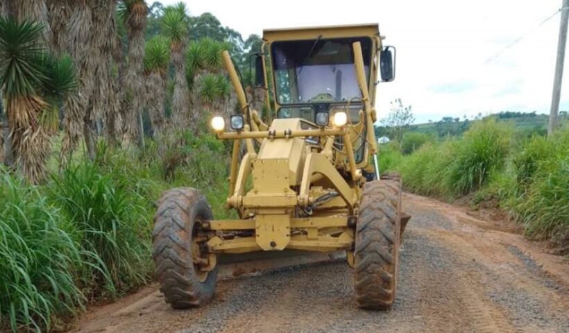 Pinda inicia obras de reparo em vias municipais afetadas pelas chuvas
