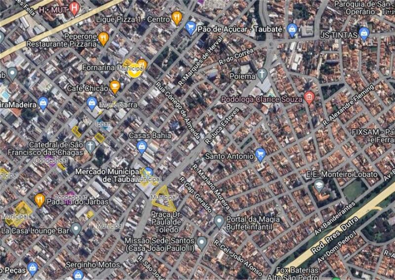 Taubaté ganha mapa interativo que destaca patrimônio histórico e cultural da cidade