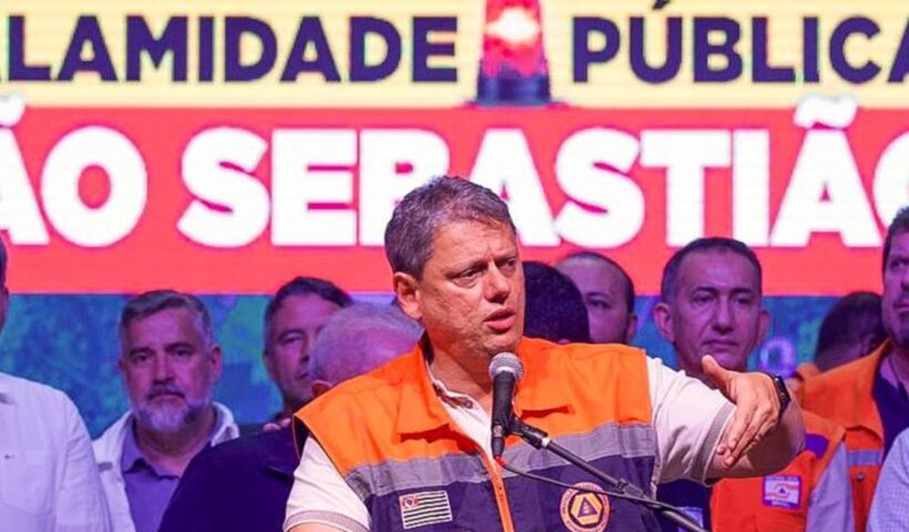 Tarcísio busca parcerias para recuperação do litoral norte