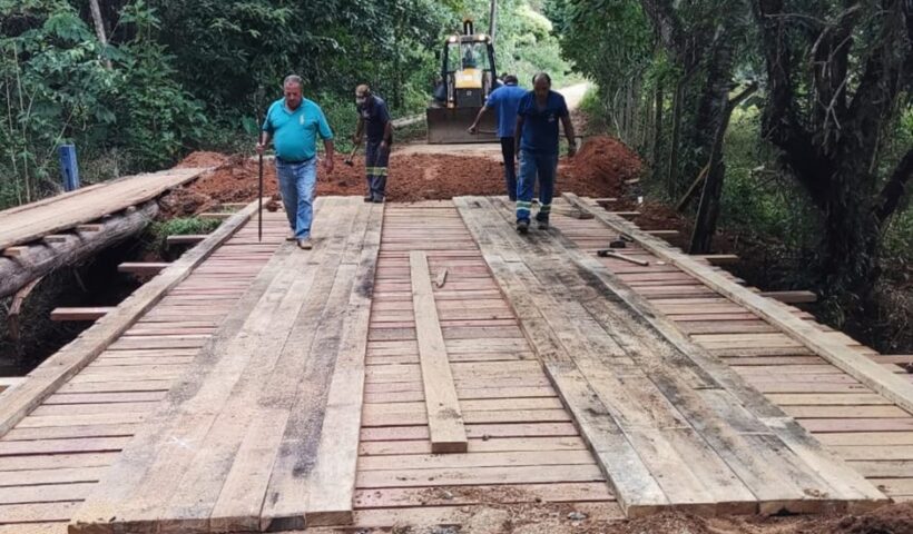 Prefeitura entrega ponte e passarela nesta semana
