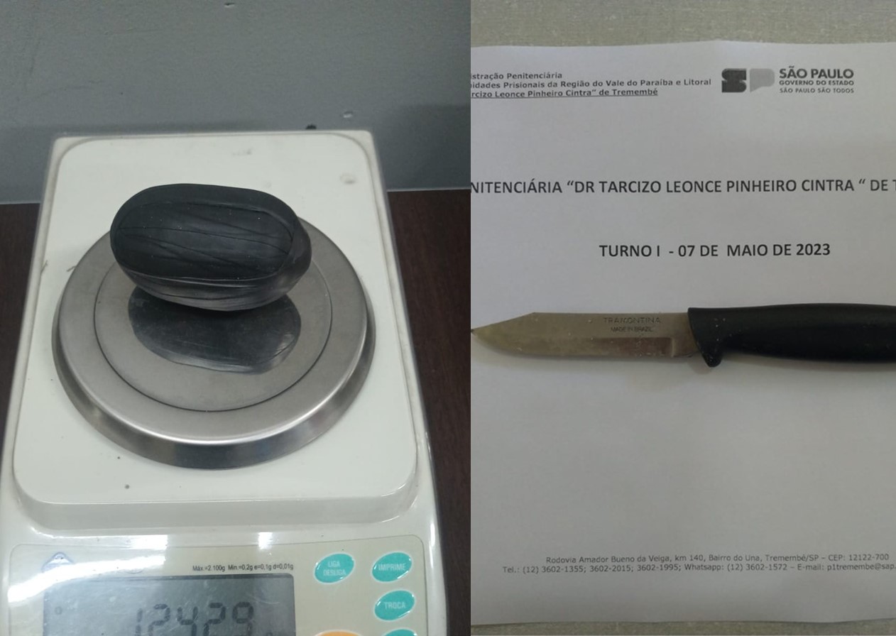 Familiares são flagradas tentando entrar com drogas e faca em presídio de Tremembé