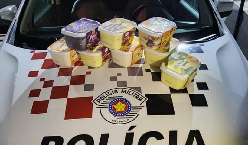 Homem é preso por furtar potes de sorvete em São José