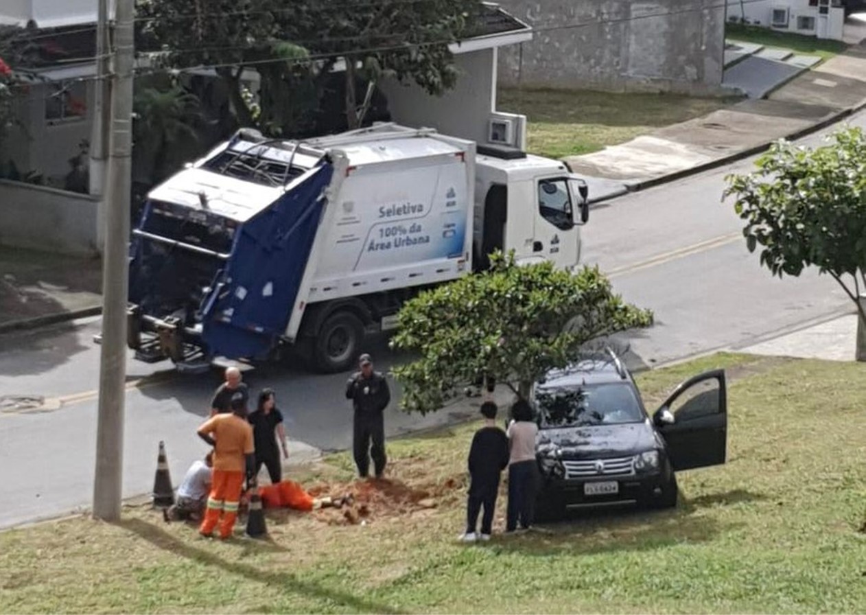 Coletora é atropelada enquanto trabalhava em São José