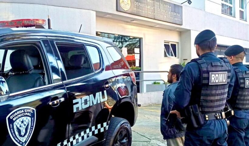 Ação das Forças de Segurança de SJC capturam foragido da Interpol