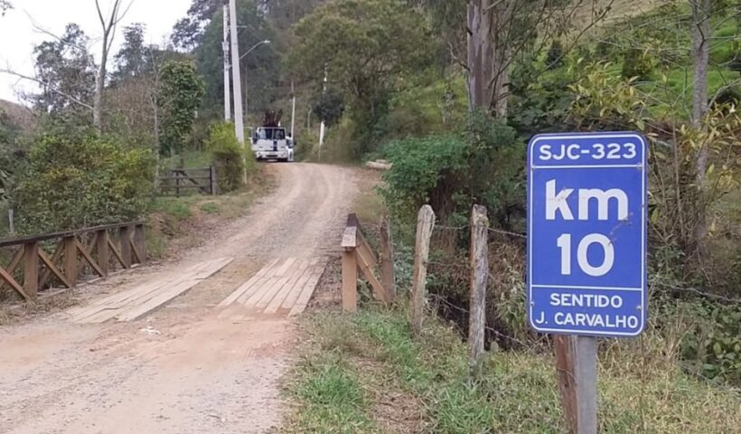 Estrada do Turvo será interditada para reforma de ponte na segunda-feira (7)