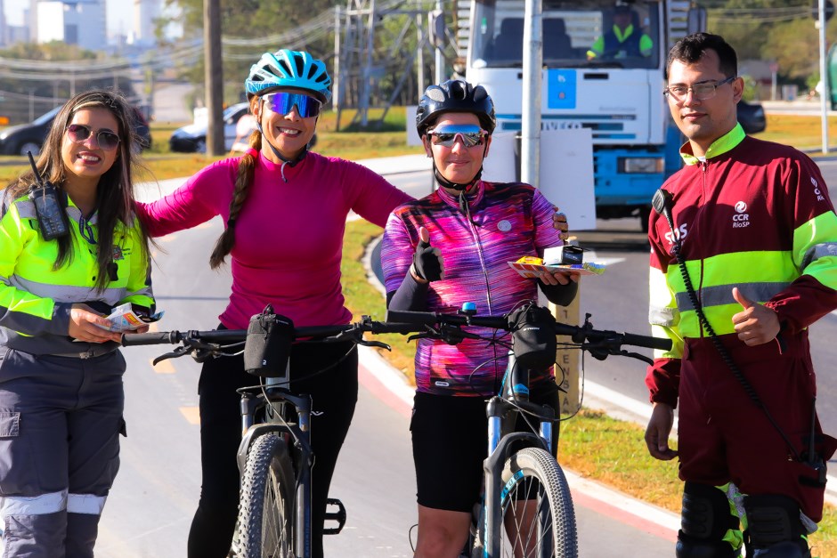 CCR Promove campanha de conscientização para ciclistas em São José