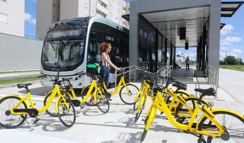 Bikes públicas serão integradas ao sistema de transporte coletivo de SJC