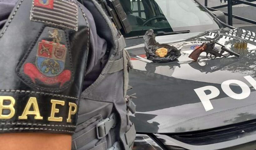 Homem é preso por tráfico e posse ilegal de arma em SJC