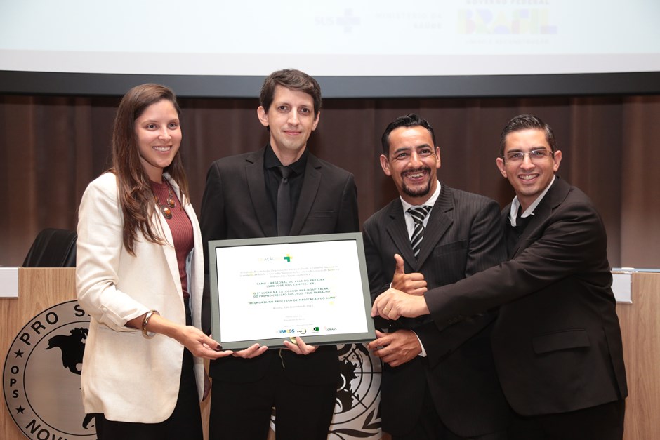Samu Regional conquista 2º lugar em prêmio nacional do SUS