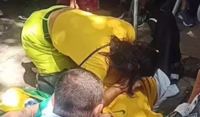 Mulher cai de árvore e perfura pulmão durante ato de Bolsonaro na Paulista