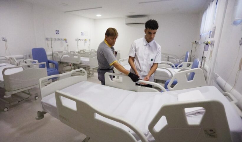 Hospital de Retaguarda é reaberto para internações em SJC