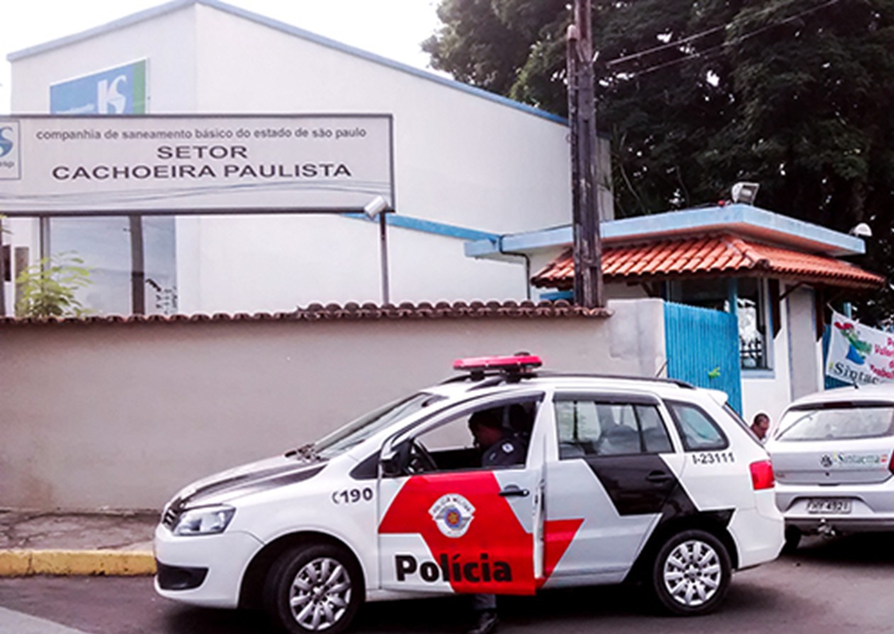Criminosos roubam unidade da Sabesp em Cachoeira Paulista