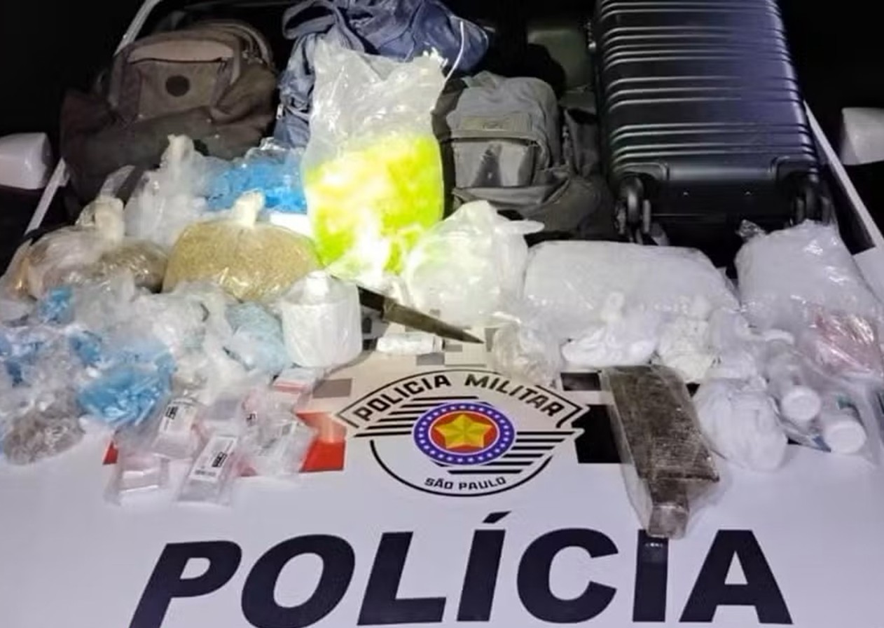Homem é preso com quase 5 quilos de drogas em Jacareí