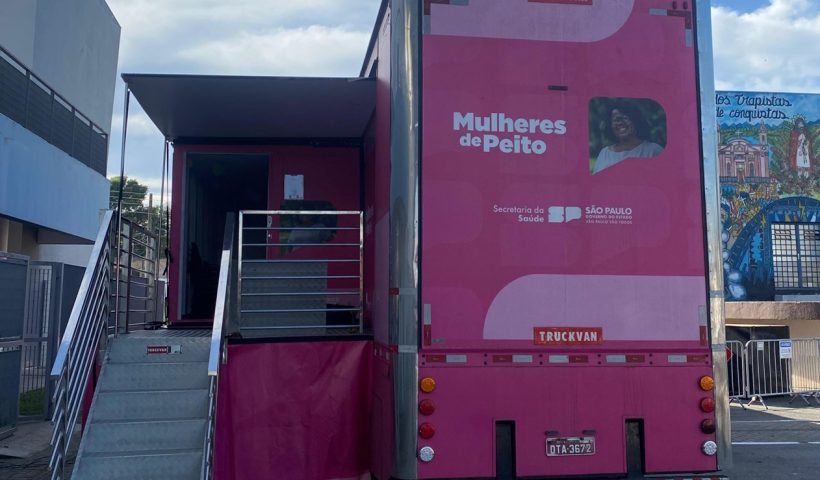 Carreta realizará exames gratuitos de mamografia em Tremembé a partir desta terça-feira (24)