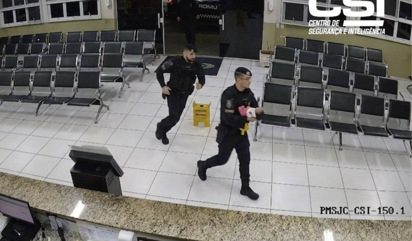 GCM salva recém-nascida engasgada em São José dos Campos