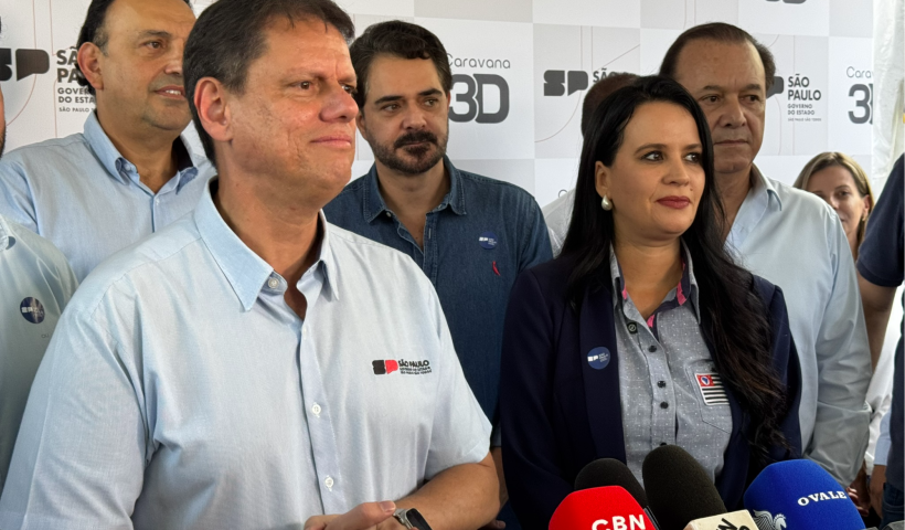 Governador Tarcísio de Freitas cumpre agenda oficial no Vale do Paraíba nesta quarta-feira