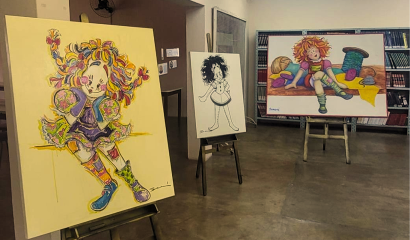 Exposição 'Só Emília' homenageia Monteiro Lobato em Taubaté
