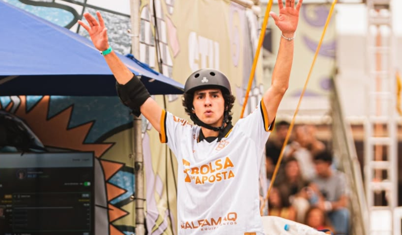 Rafael Tomé, skatista de São José dos Campos, conquista vaga para o World Tour de Roma