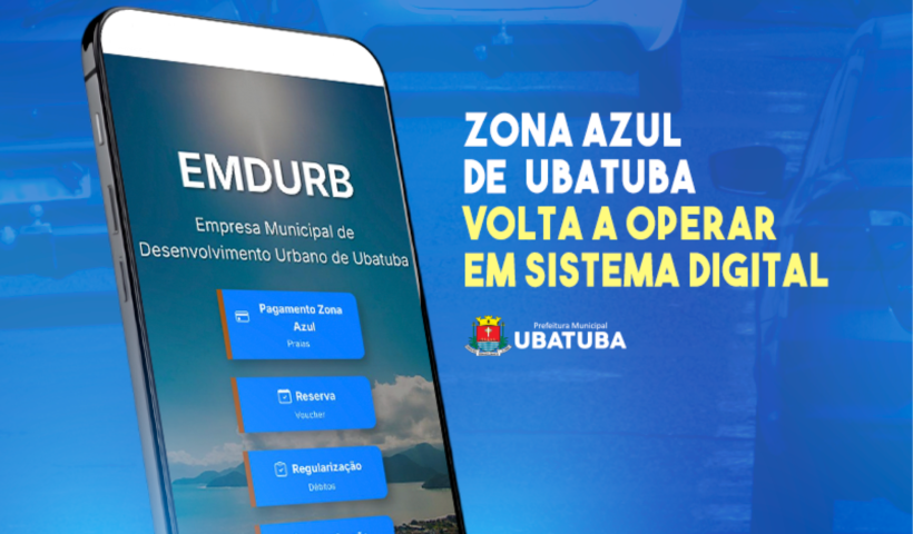 Zona Azul de Ubatuba volta a ser digital; saiba como pagar pelo celular