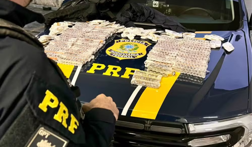 PRF Apreende 1.500 Ampolas de Medicamentos Ilegais na Dutra