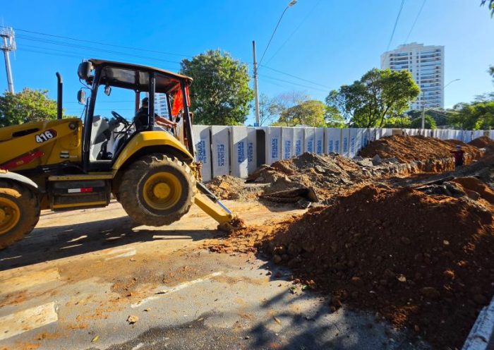 Prefeitura de Taubaté avança com obras contra enchentes na Avenida do Povo