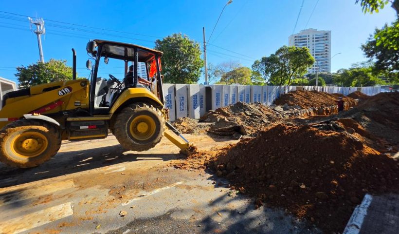 Prefeitura de Taubaté avança com obras contra enchentes na Avenida do Povo