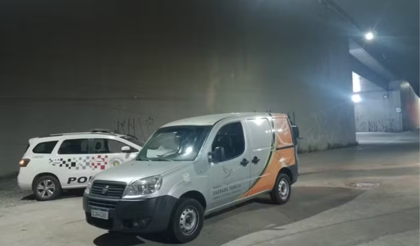 Motociclista Cai do 'Viaduto Torto' em Taubaté