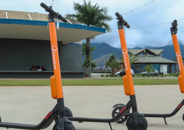 São Sebastião começa operação com 250 patinetes elétricos