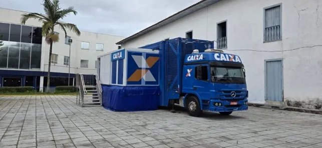 Caminhão da Caixa negocia dívidas com desconto em São José até sexta-feira (14)
