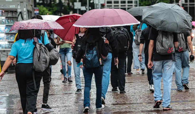 Defesa Civil emite alerta de chuvas fortes e ventania na região