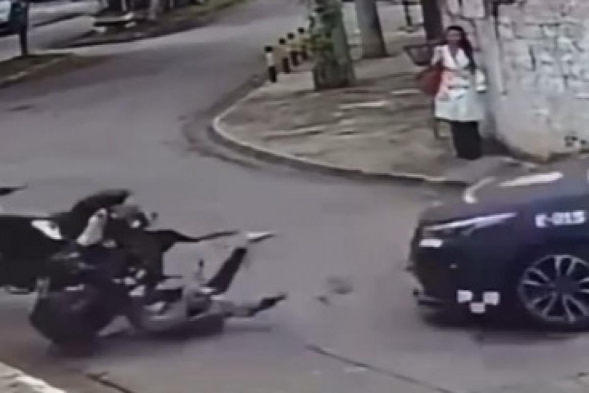 Homem morre em colisão entre GCM e moto em SJC