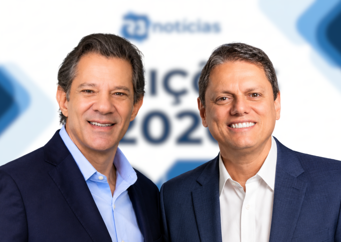 Datafolha SP: Tarcísio tem 50% e Haddad, 30%